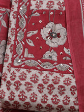 Printed Cotton Blend Unstitched Suit With Dupatta